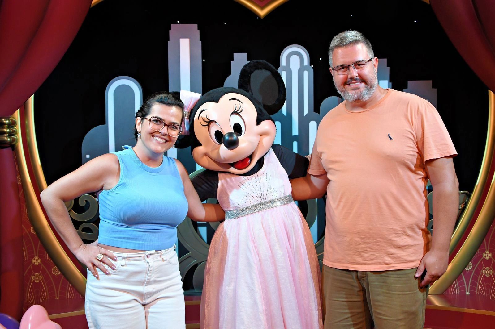 Experiência com personagem em parque de Orlando
